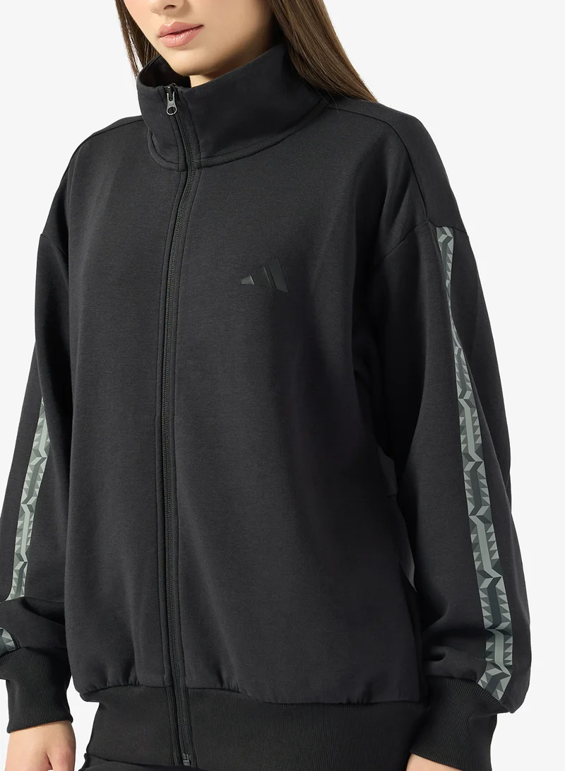 Adidas BLACK,1 Saudia Travel Pack Soft Lux Loose Jacket for Women | Best Price UAE